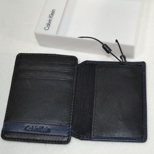 Calvin Klein Accessories - CALVIN KLEIN Leather Bifold ID Money Clic Wallet Calvin Klein Accessories - CALVIN KLEIN Leather Bifold ID Money Clic Wallet